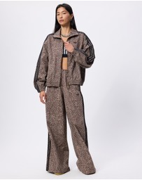 adidas Originals - Firebird Oversized Allover Print Denim Pants