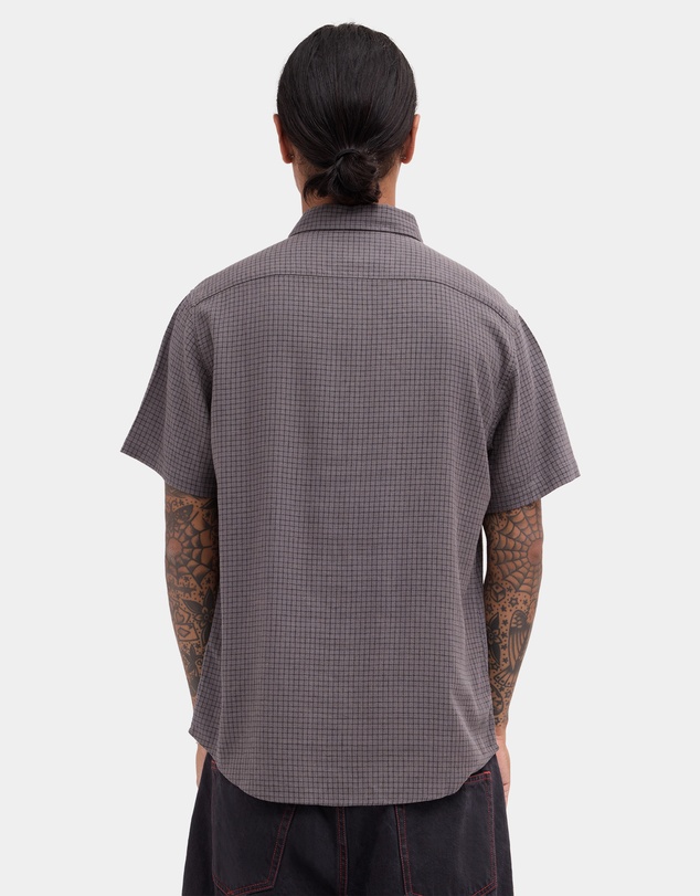 RVCA - Mens Costa Plaid Short Sleeve Shirt