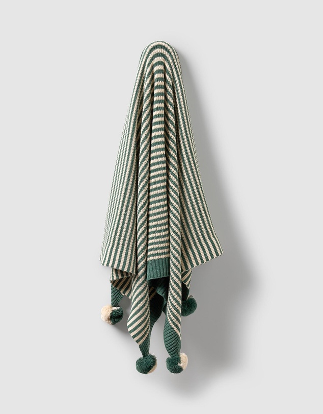 Wilson & Frenchy - Clover Stripe Knitted Stripe Blanket - Babies