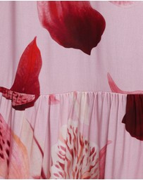 Petal & Pup - Monae Halterneck Maxi Dress - Blush Lily