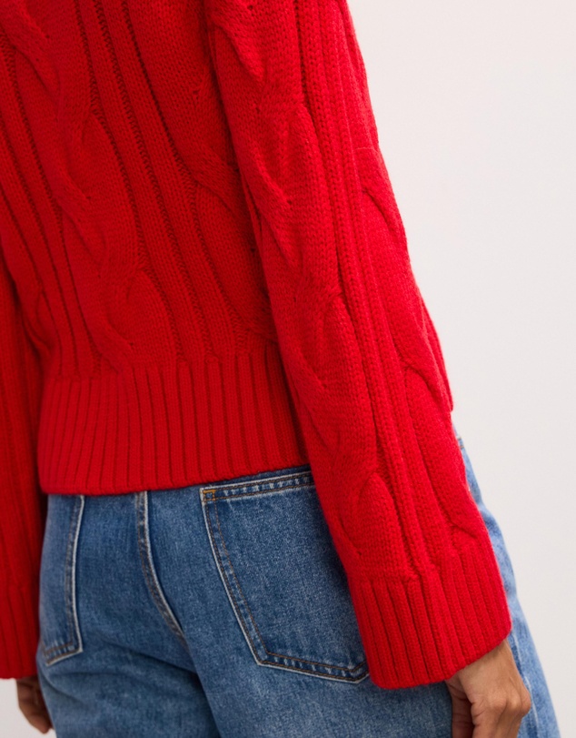 The Fated - Ezra Cable Knit Cardigan