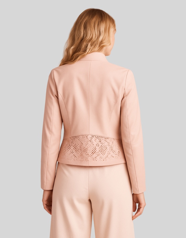 KAJA Clothing - VERA - Leather Jacket Rose