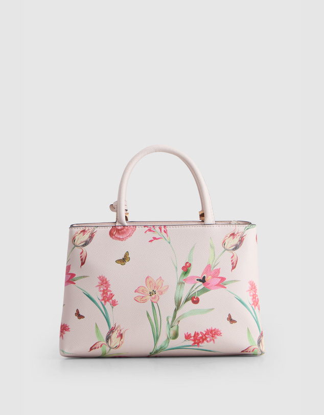Laura Jones - Cherry Floral Small Tote Bag