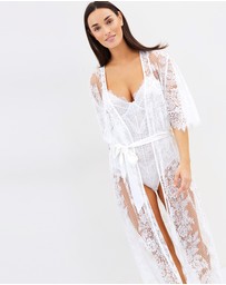 Homebodii - Leah Long Lace Robe