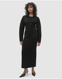 Seed Heritage - Crepe Rib Pencil Skirt