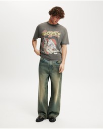 Cotton On - Cropped Fit Music T-Shirt