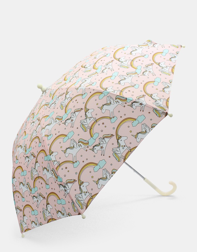 Morgan & Taylor - Unicorn Kids Umbrella in Pink Print