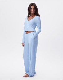 Bras N Things - Tara Long Sleeve - Light Blue