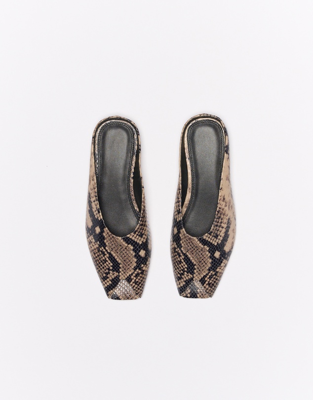 Walnut Melbourne - Pia Leather Mule