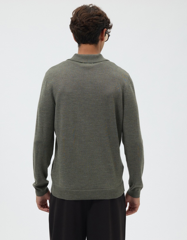 AERE - Merino Wool Knit Polo