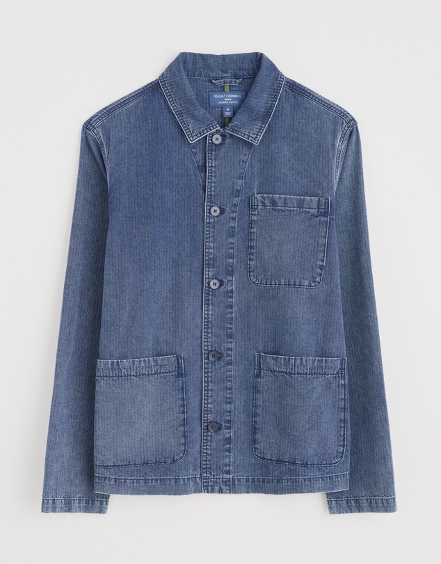 Seasalt - Seasalt Cornwall Blue Tin Stream Jacket