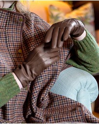 DENTS - Touchscreen Three-Point Cashmere-Lined Leather Gloves