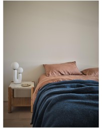 St Albans - Alpaca Throw Blanket Atlantic