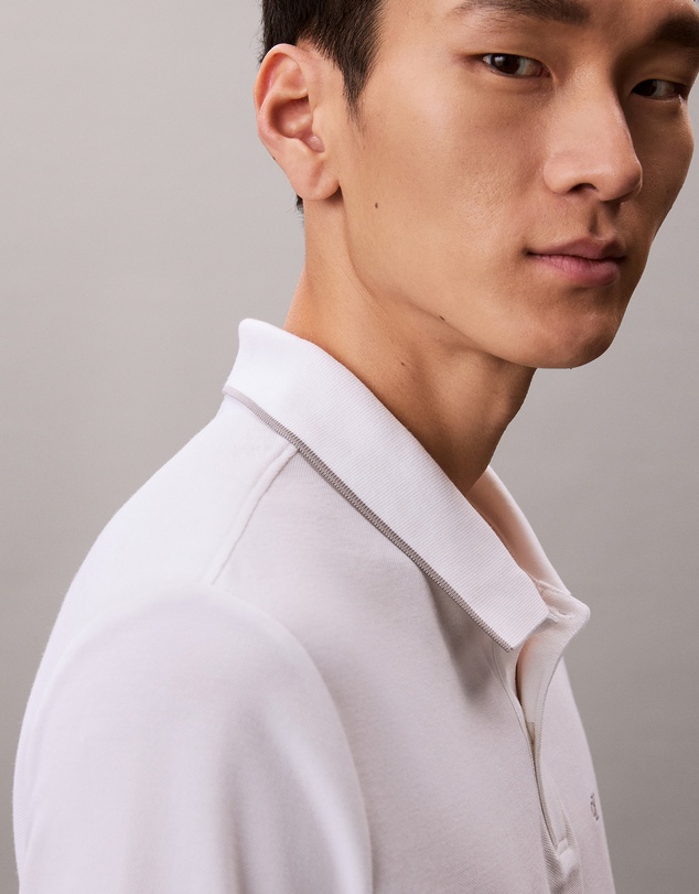 Calvin Klein - Refined Pique Tipped Polo Shirt