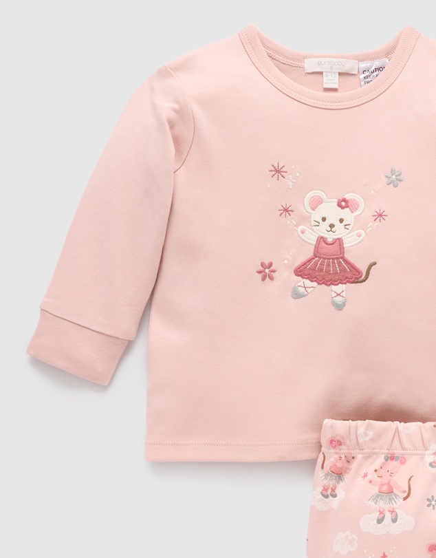 Purebaby - Thick PJ Set -Kids-Babies