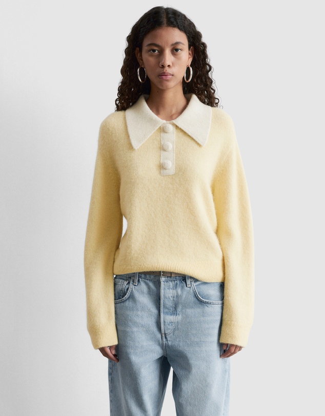 & Other Stories - Alpaca-Blend Collared Jumper
