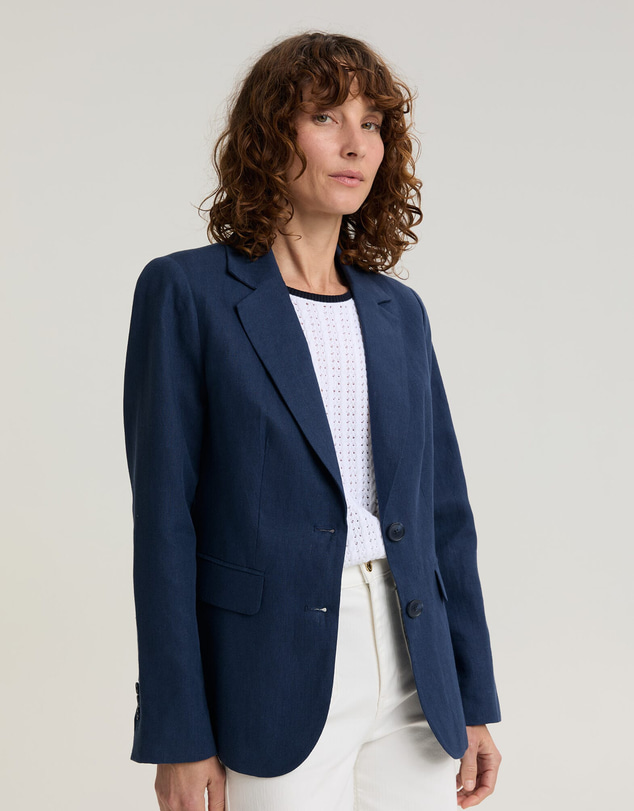 Sportscraft - Freya Short Linen Blazer