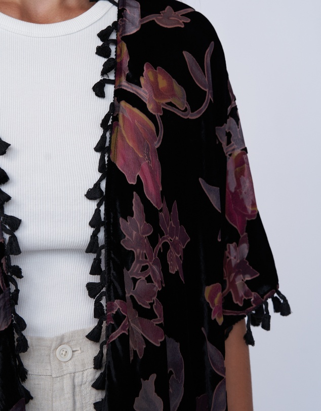 Amelius - Clover Devore Kimono
