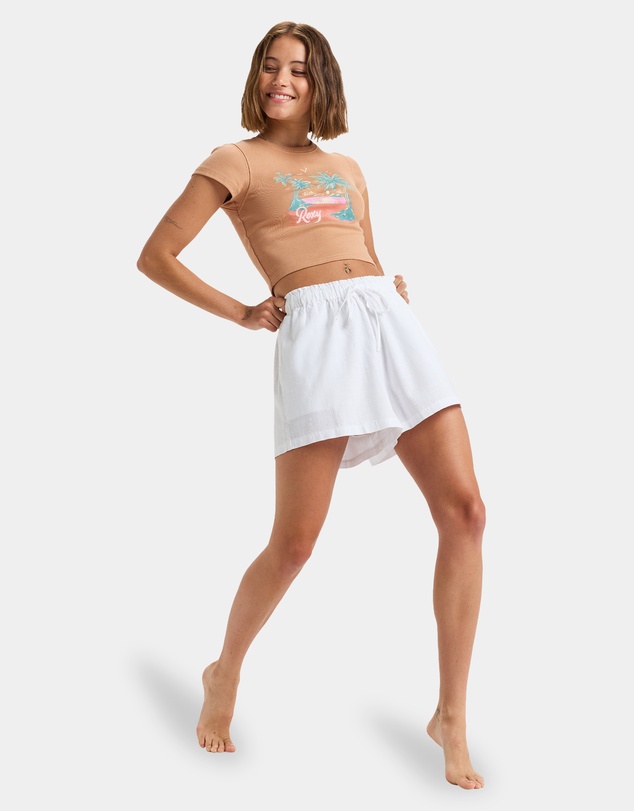 Roxy - Womens Place To Elastic Waist Shorts