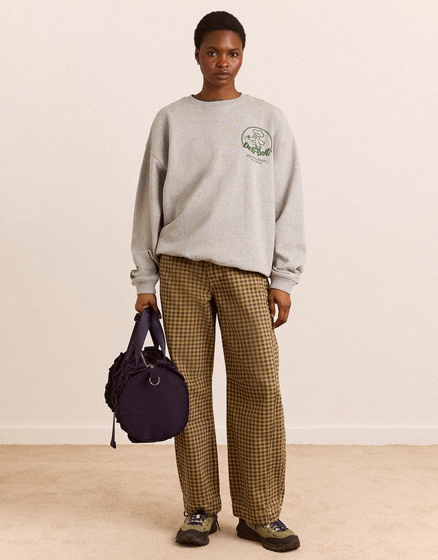 Damson Madder - Brooke Frill Barrel Bag
