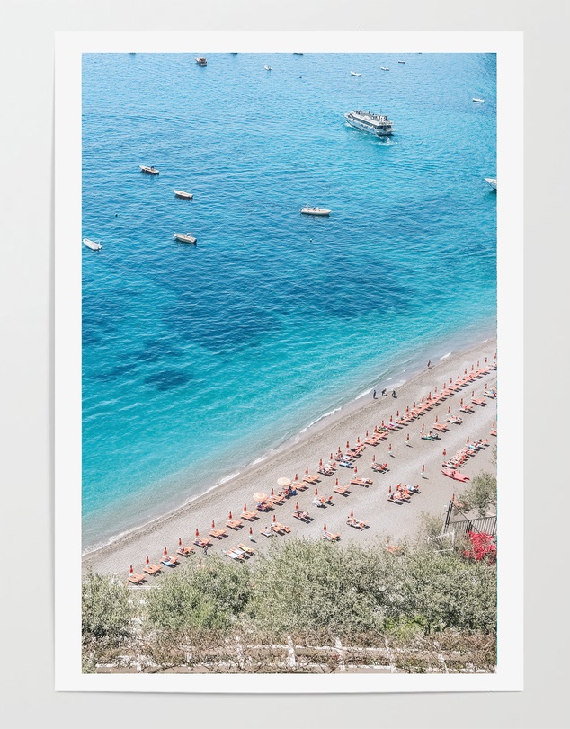 LEGGERA - Sun Lounging in Positano Print