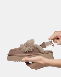 EVERAU - Australian Shepherd Ugg Rilee Platform Cow Suede Upper House Shoes