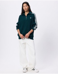 adidas Originals - Funnel Neck Quarter Zip Sweatshirt