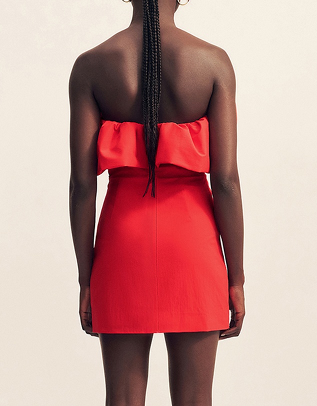 Shona Joy - Campbell Strapless Bubble Mini Dress