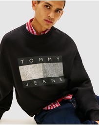 Tommy Jeans - 90S Distressed Flag Crew Sweatshirt