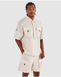 Malbon - Bass Club Seersucker Windshirt