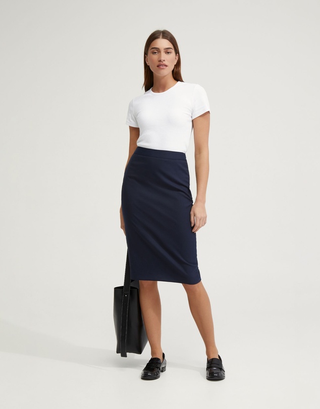 Oxford - Peggy Wool Stretch Suit Skirt