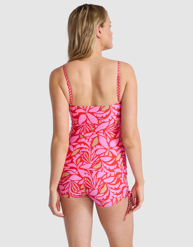 Seafolly - Retro Reef Gathered Neck Tankini Bikini Top