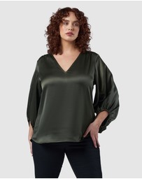 Pink Dusk by Curve Project - Lover Boy Blouse