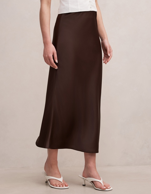 Forever New - Sally Satin Slip Skirt