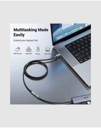 Ugreen - UGREEN USB-C 3.1 Extension Cable 1m Dark Gray Durable Nylon Braided for Data Transfer Charging