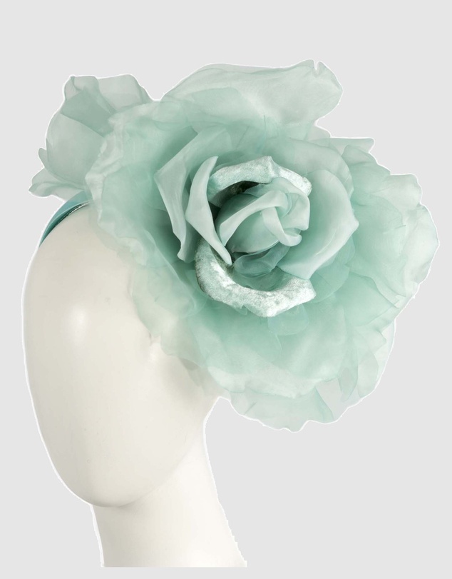 Fillies Collection - Large Aqua Flower Fascinator Headband