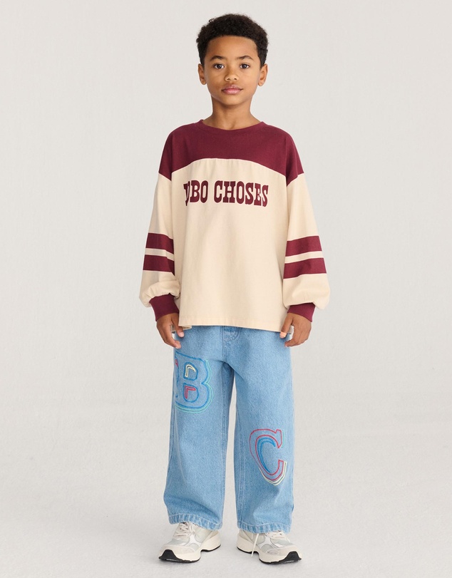 Bobo Choses - Bobo Choses Embossed Denim Pants