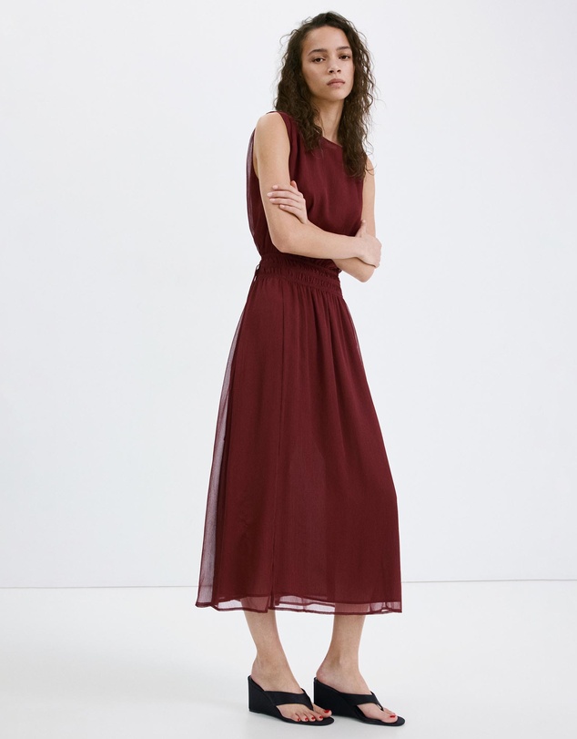 M.N.G - Flowy Dress with Gathered Waist