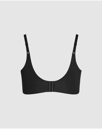 City Chic - Plus size S&C CTN TSHIRT BRA - Black