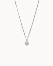 Kirstin Ash - Birthstone Necklace October Pink Tourmaline