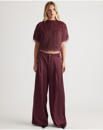 Decjuba - Kenzie Fluffy Lurex Cardigan