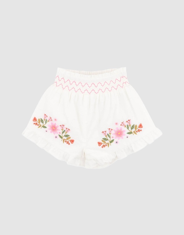 Fox & Finch - Embroidered Shorts - Kids