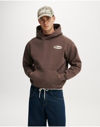 Cotton On - Box Fit Graphic Hoodie