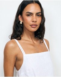 AERE - Pia Linen Top