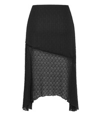 City Chic - Plus sizeBrie Lace Knit Skirt - black