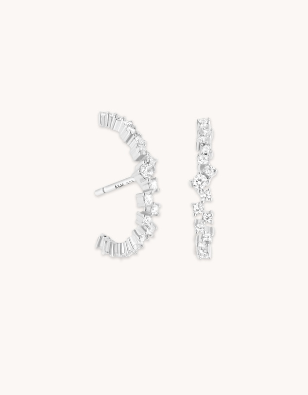 Astrid & Miyu - Crystal Cuff Hoops