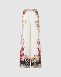 Camilla - Wide Leg Waisted Pants