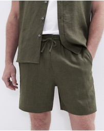 UNISON - Linen Pull On Short