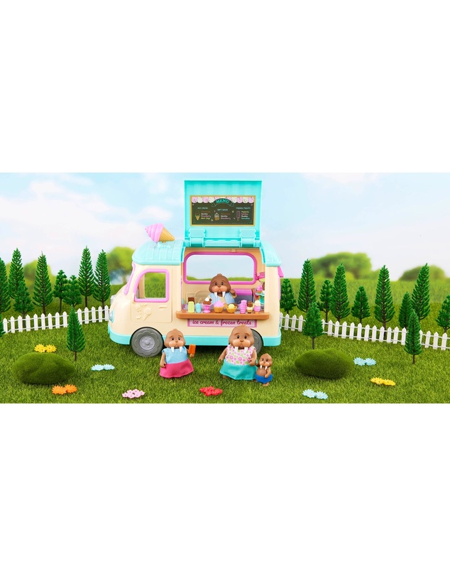 Lil Woodzeez - Scoops Ice Cream Truck Truck Playset