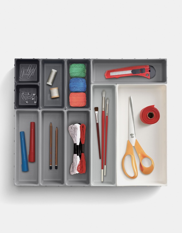 Joseph Joseph - Blox™ 10-piece Drawer Organiser Set (Grey)